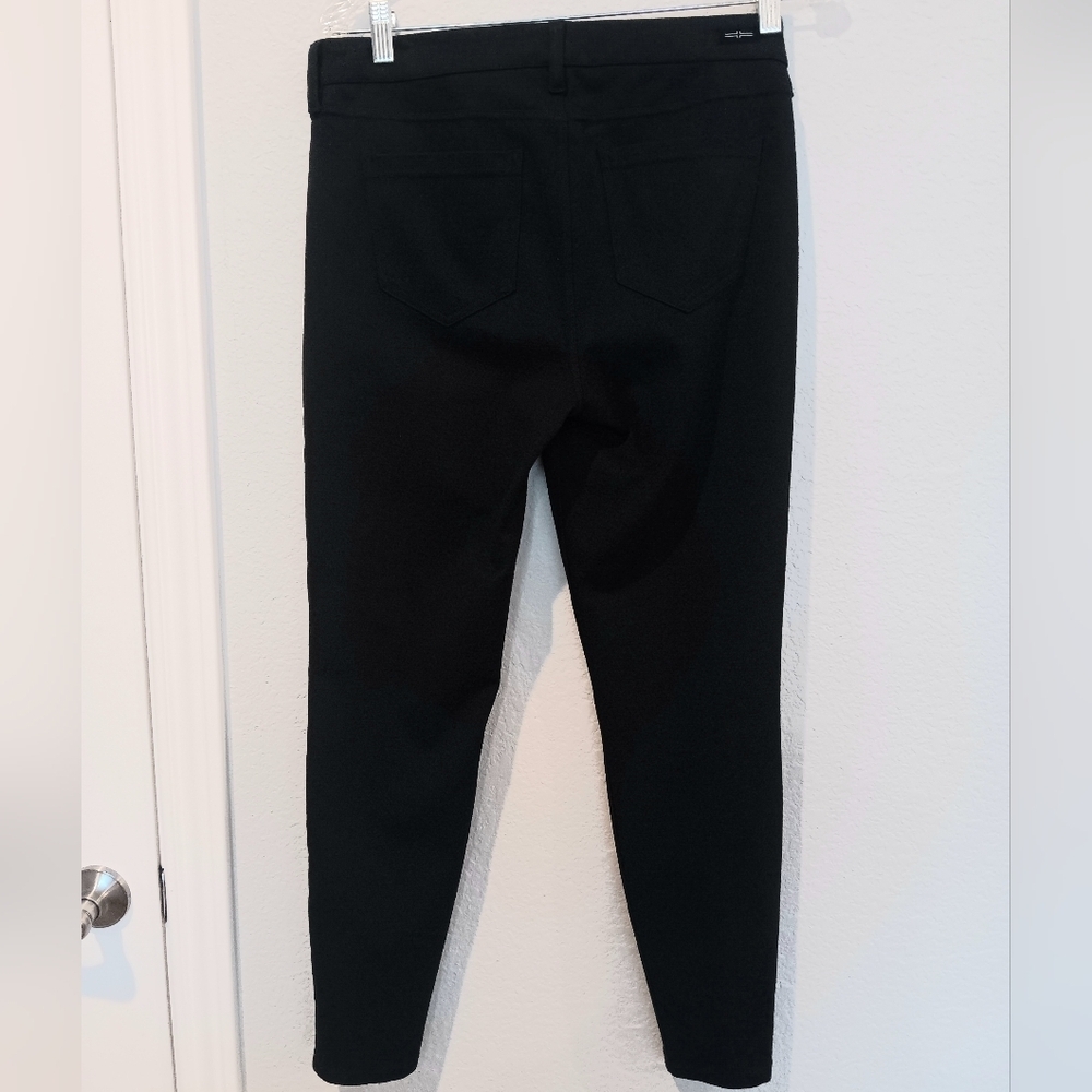 Liverpool Womens SiennaLegging Pull-On Denim Jean Pants, Black Rinse, Size 8 - Picture 6 of 8